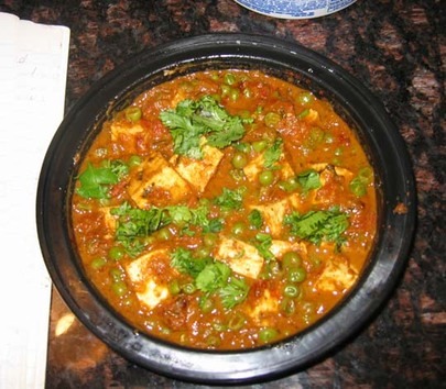 dishes of paneer