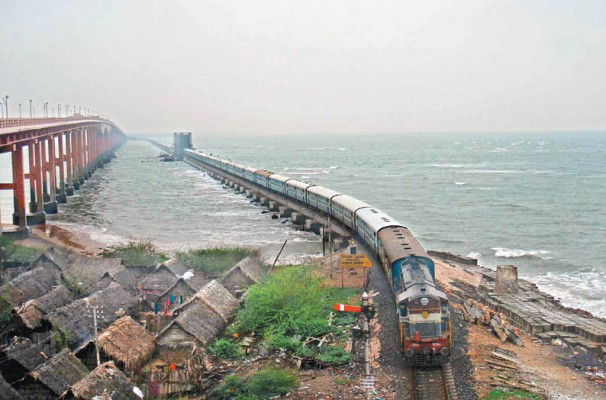 pamban-road-rail-bridges